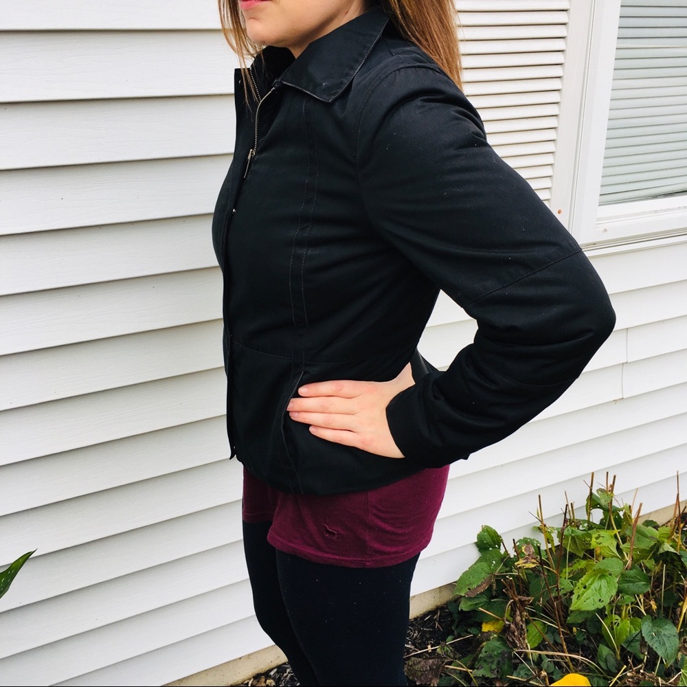 ♥️ Ann Taylor Black Jacket Coat size medium